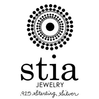 Stia Sterling Silver E Letter Bracelet for Layering