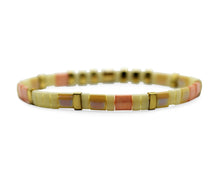 GIRL MOM - Morse Code Tila Beaded Bracelet