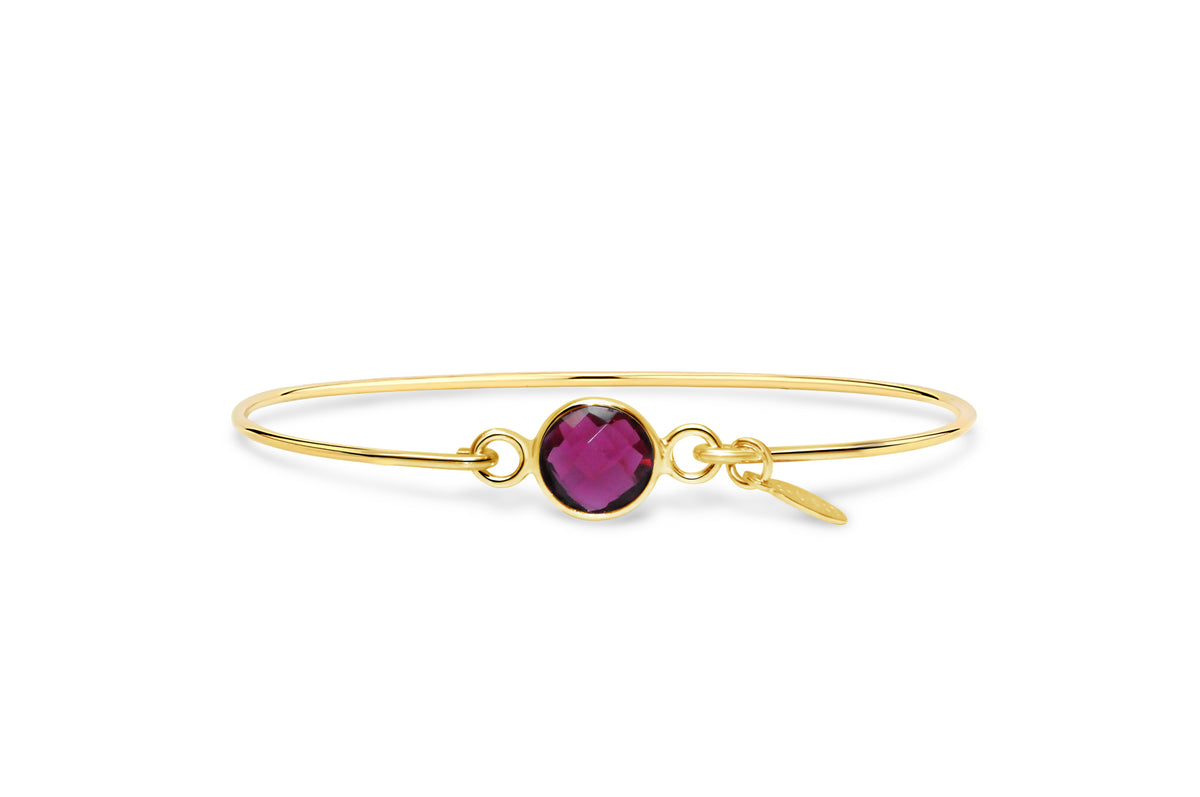 GOLD Signature Skinny - Ruby Hydro (July) – Stia Jewelry