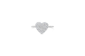 Pavé Icon "It Fits" Ring Heart