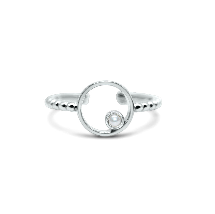 IT FITS! Solo Solitaire Ring (Pearl)