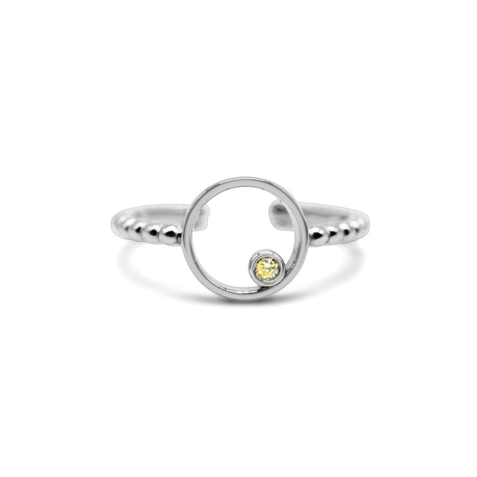 IT FITS! Solo Solitaire Ring (Citrine)