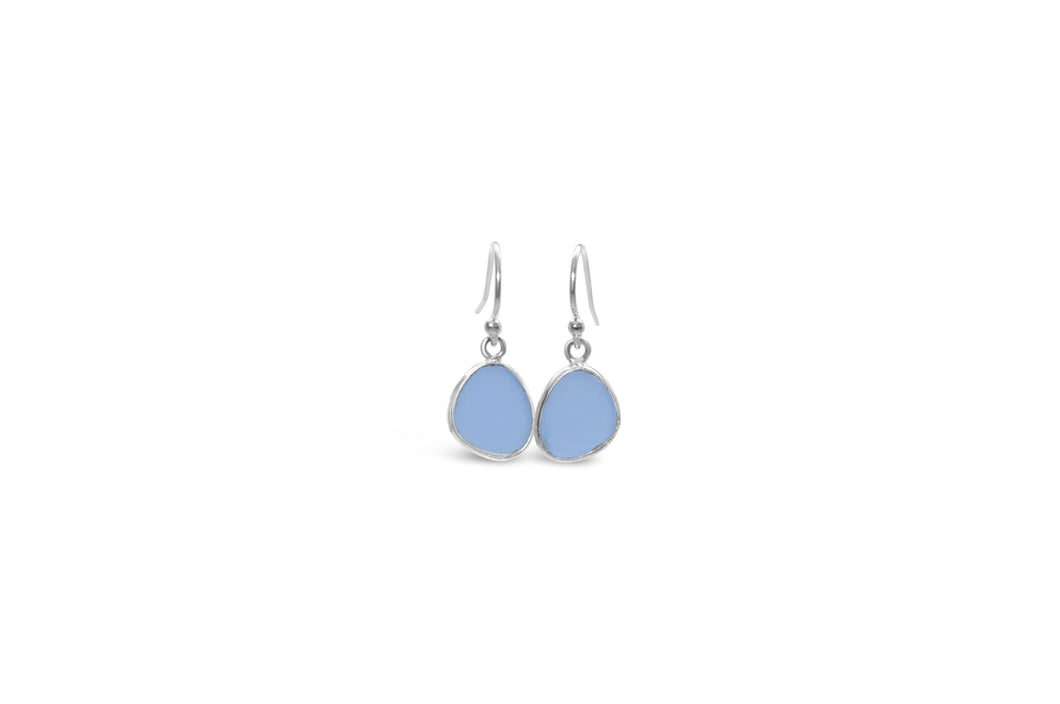 Drop Seaglass Earring (Peri)